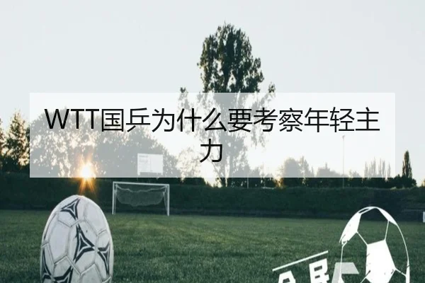 WTT国乒为什么要考察年轻主力 - Kaiyun